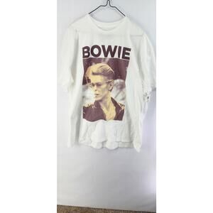 David Bowie Archive Licensed Photo Print T-Shirt White Size XXL